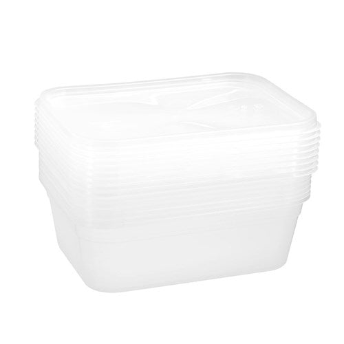 REUSABLE FOOD CONTAINER RECT 2L 8PK