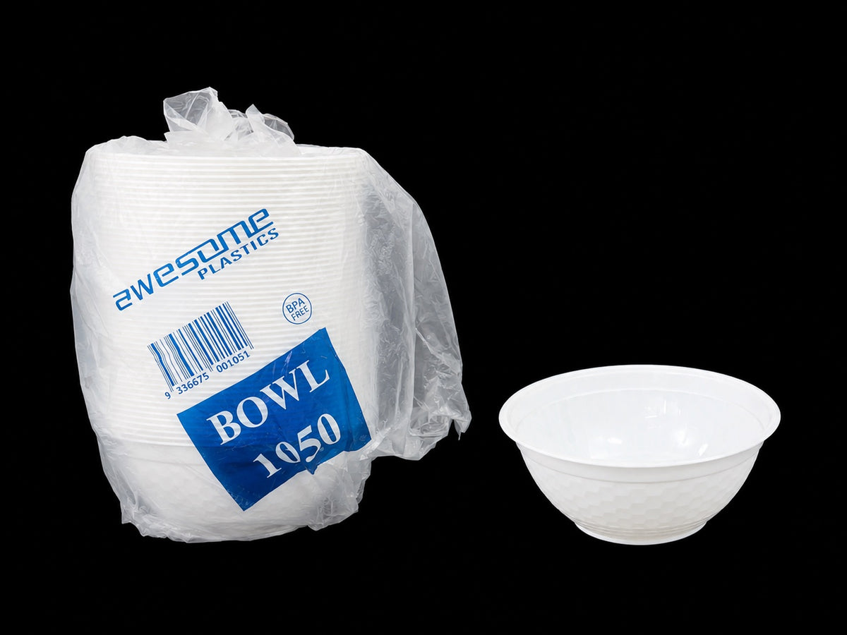 Reusable Food Bowl 1050ml 50Pack