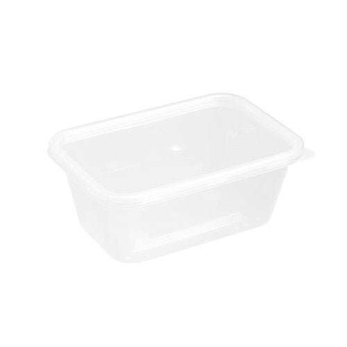 REUSABLE FOOD CONTAINER RECT 300ML 10PK