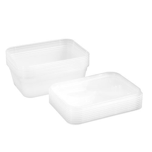 REUSABLE FOOD CONTAINER RECT 2L 8PK