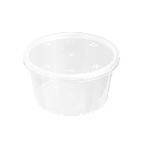 REUSABLE FOOD CONTAINER RND 500ML 10PK