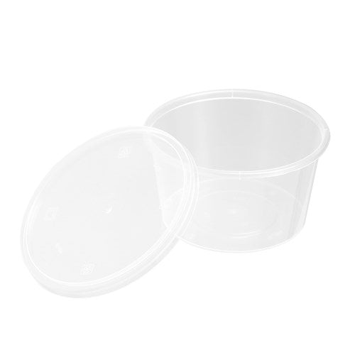 REUSABLE FOOD CONTAINER RND 500ML 10PK