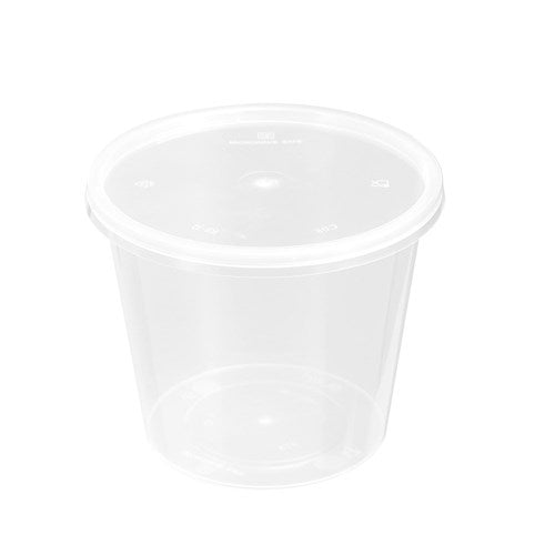 REUSABLE FOOD CONTAINER RND 700ML 8PK