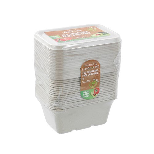 Eco Sugarcane Food Container 1L 20pk