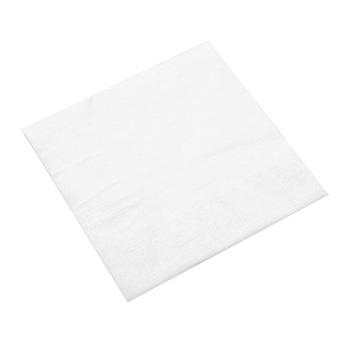 Lunch Napkin 2ply 30x30cm 100pk White 1/4 Fold