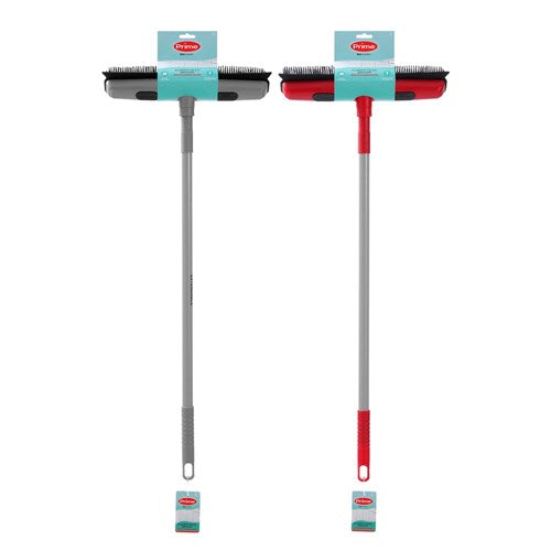 PRIME RUBBER HEAD BROOM WITH EXTENDABLE HANDLE