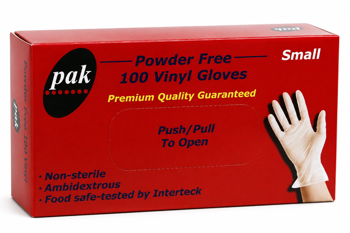 Vinyl Clear Gloves - Small