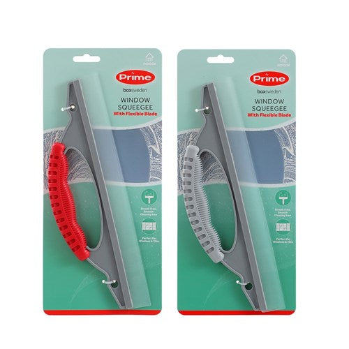 PRIME HANDHELD WINDOW SQUEEGEE FLEXIBLE BLADE