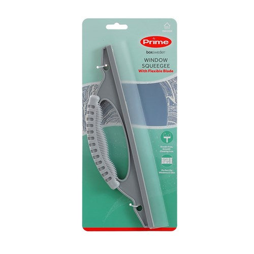 PRIME HANDHELD WINDOW SQUEEGEE FLEXIBLE BLADE