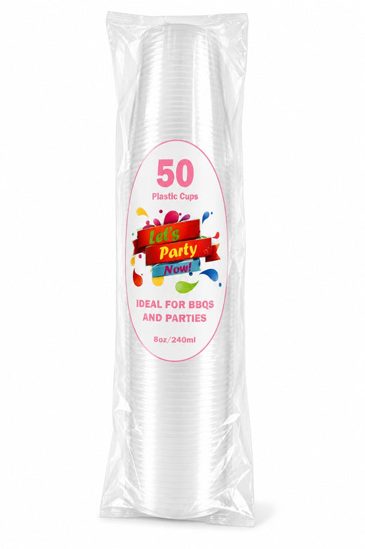 Plastic Clear Cup 240ml 50pk