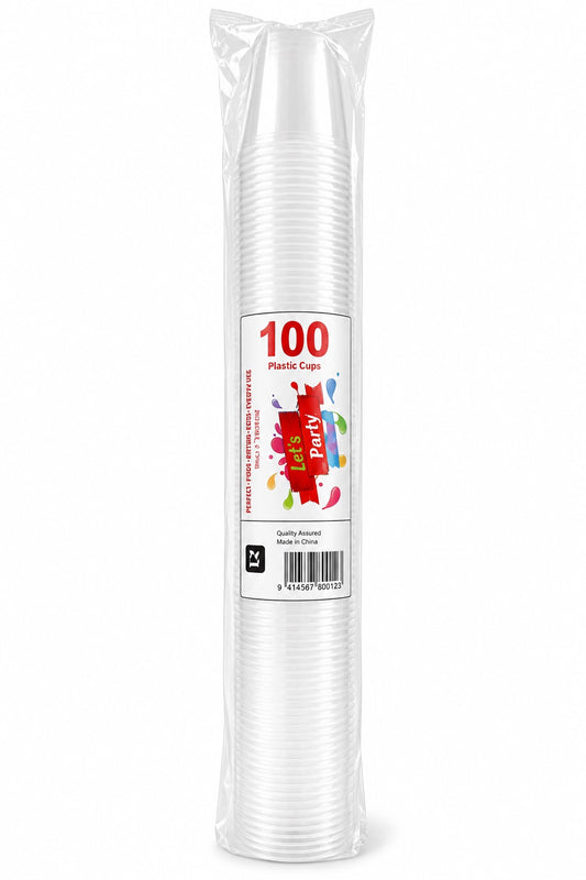 Plastic Clear Cup 180ml 100pk