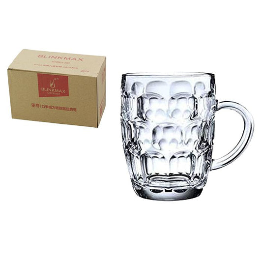Glass Beer Mug 560ml 2pk