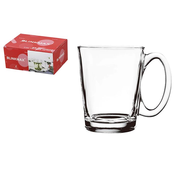 Glass Mug 300ml 6pk