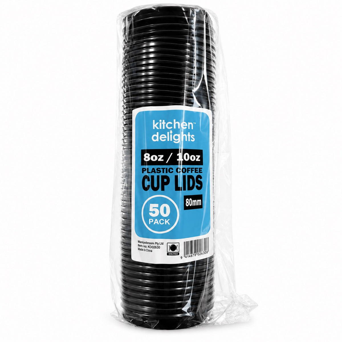 Plastic Coffee Cup Lid For 8/10oz (80mm) 50pk
