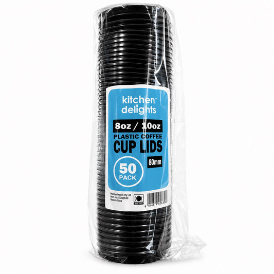 Plastic Coffee Cup Lid For 8/10oz (80mm) 50pk