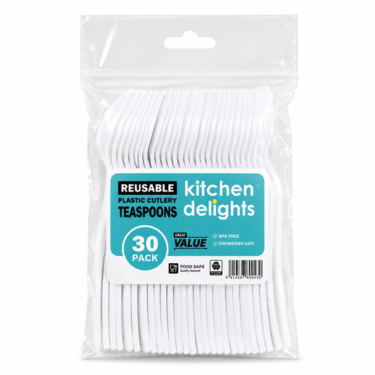 Reusable Plastic Teaspoon 30pk