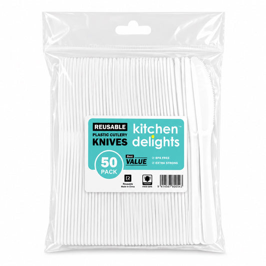 Reusable Plastic Knife 50pk
