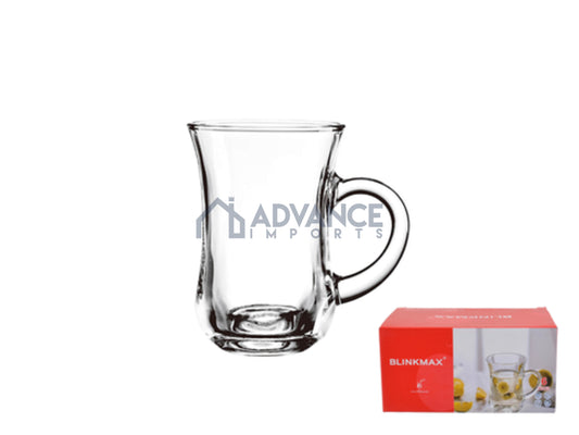 Glass Mug 135ml 6pk